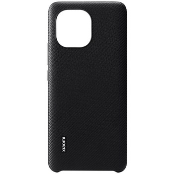 Husa Xiaomi Kevlar Design pentru Xiaomi Mi 11, Plastic/Kevlar, Negru Husa Xiaomi Kevlar Design pentru Xiaomi Mi 11, Plastic/Kevlar, Negru