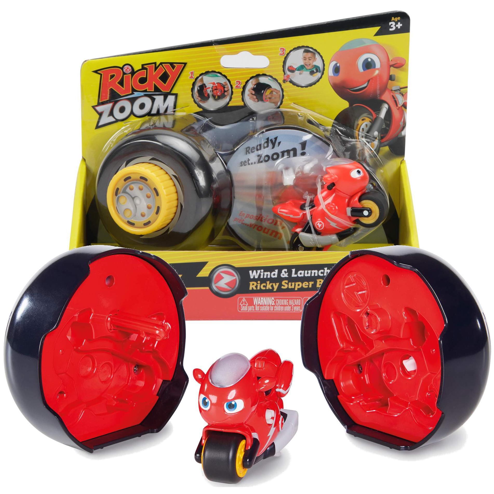 Lansator figurina, Tomy baby, Ricky Zoom, Plastic, 3 ani