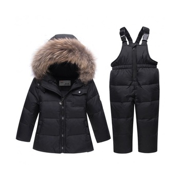 Costum ski negru Costum ski negru