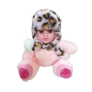 Jucarie Fetita Bebe cu caciulita,care canta  Jucarie Fetita Bebe cu caciulita,care canta