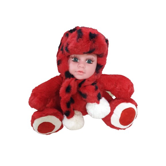 Jucarie Fetita Bebe cu caciulita,care canta 