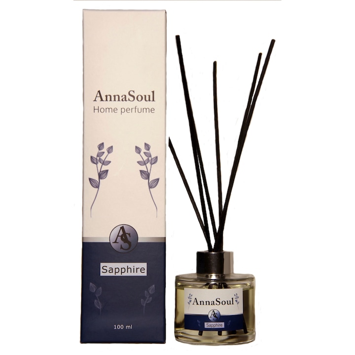 AnnaSoul Sapphire lakás illatosító 100ml + 6 pálca trópusi gyümölcs illat