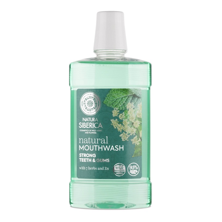 Apa de gura naturala Natura Siberica 7 Siberian Herbs, 520 ml