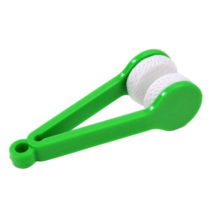 Instrument pentru curatat ochelari, verde