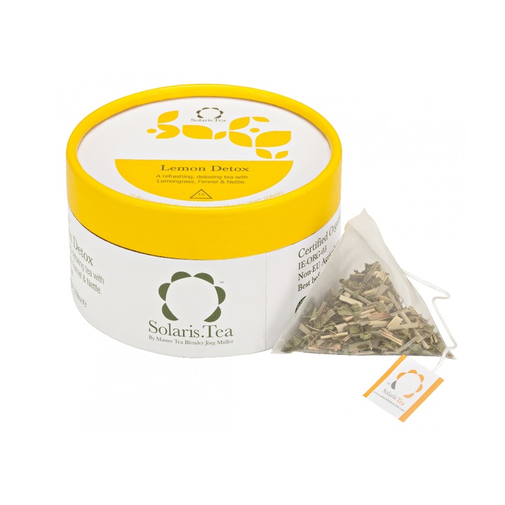 Ceai Organic Lamaie Detox 15 plicuri piramidale Solaris