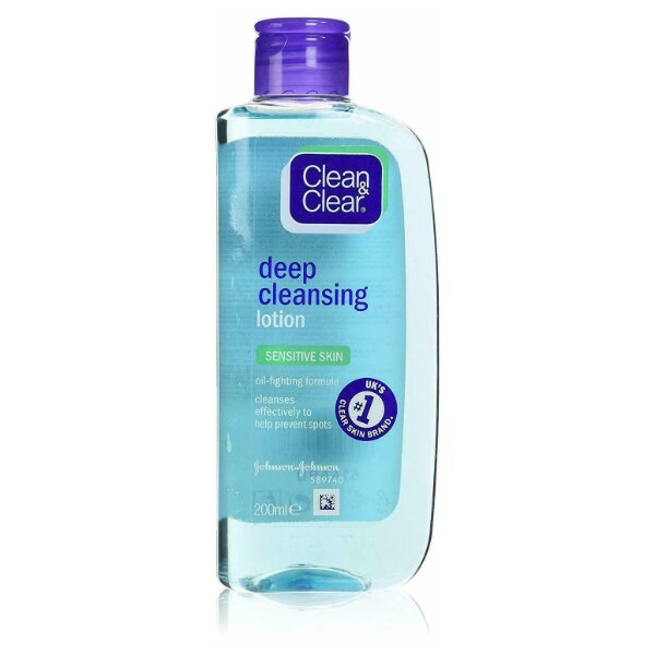 Lotiune de curatare Clean&Clear, Piele sensibila, 200 ml