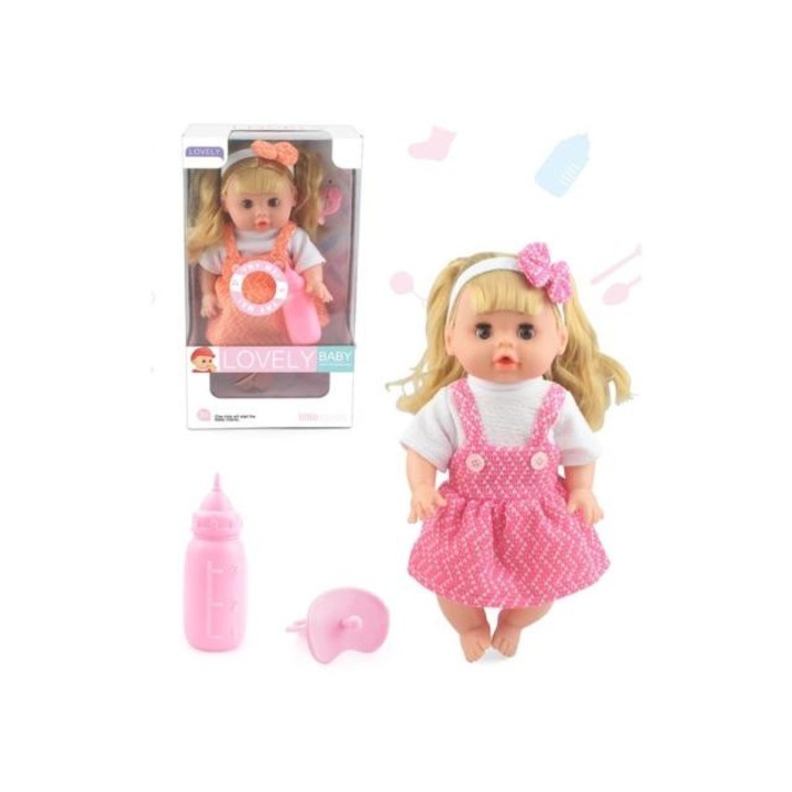 Magic Toys 6480861 Sweet Baby baba hanggal és cumikkal több változatban