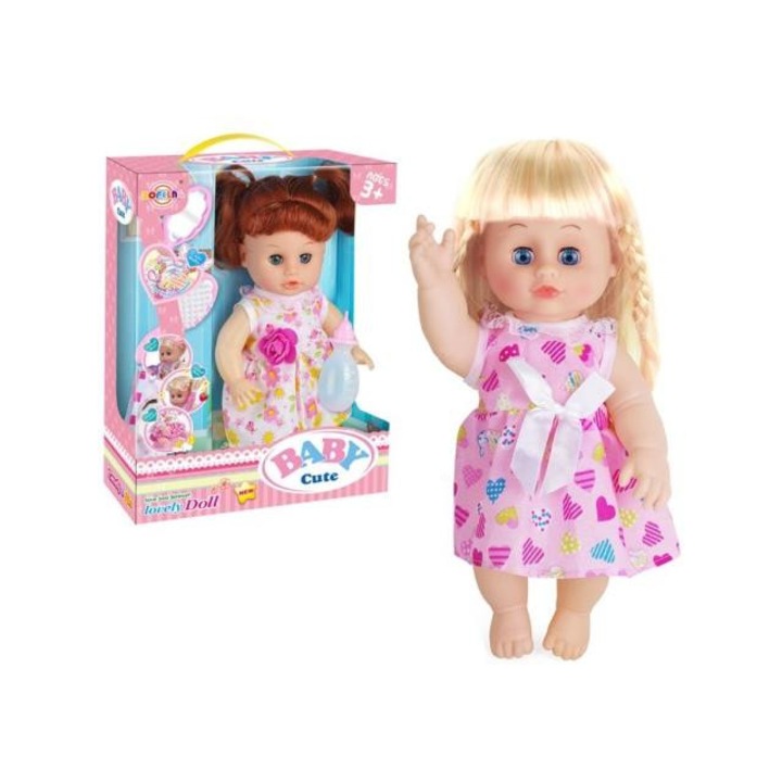 Magic Toys 6466643 Baby Cute Doll baba hanggal és kiegészítőkkel több változatban