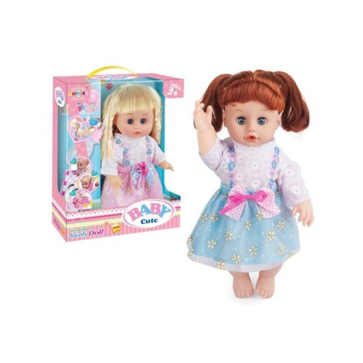 Magic Toys 6464571 Baby Cute baba hanggal és kiegészítőkkel több változatban