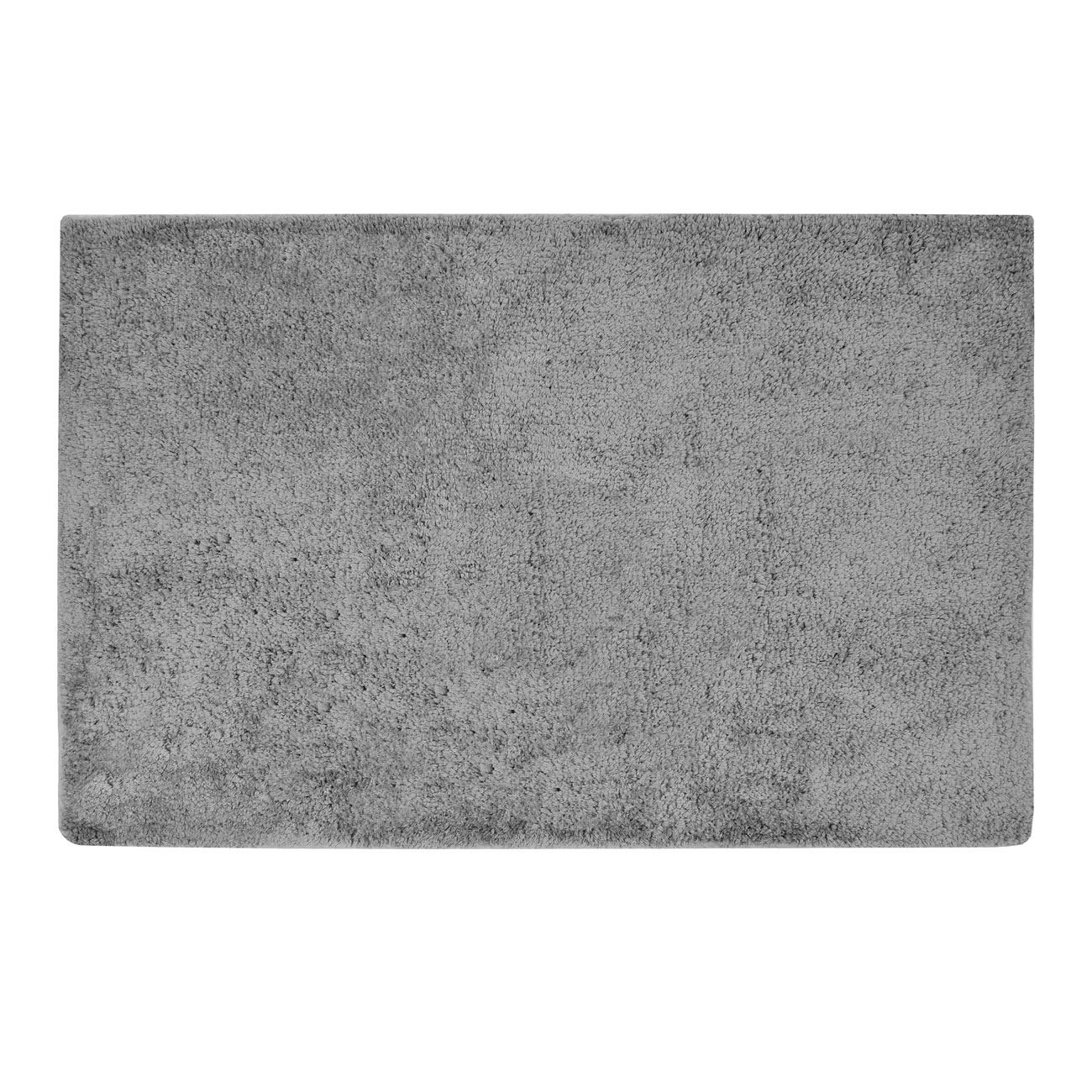 Covoras de baie, Zola®, gri, pufos, 80x50 cm