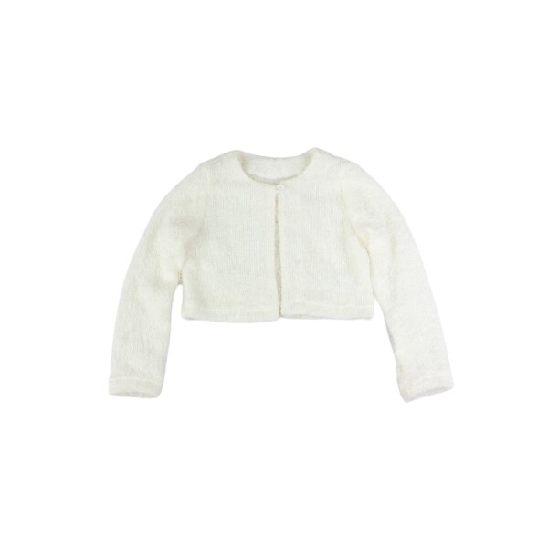 Bolero fete, Al-Da, Wiki, Casual, Maneca lunga, Poliester, Crem