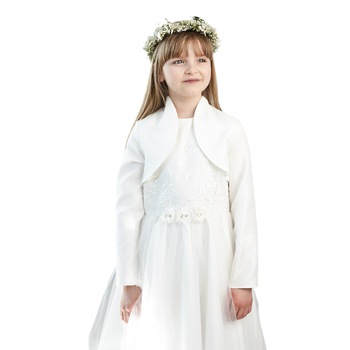 Bolero fete, Al-Da, Luiza, Casual, Maneca lunga, Poliester, Ecru Bolero fete, Al-Da, Luiza, Casual, Maneca lunga, Poliester, Ecru