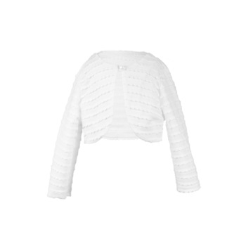 Bolero fete, Al-Da, Lila, Casual, Maneca lunga, Bumbac, Alb Bolero fete, Al-Da, Lila, Casual, Maneca lunga, Bumbac, Alb