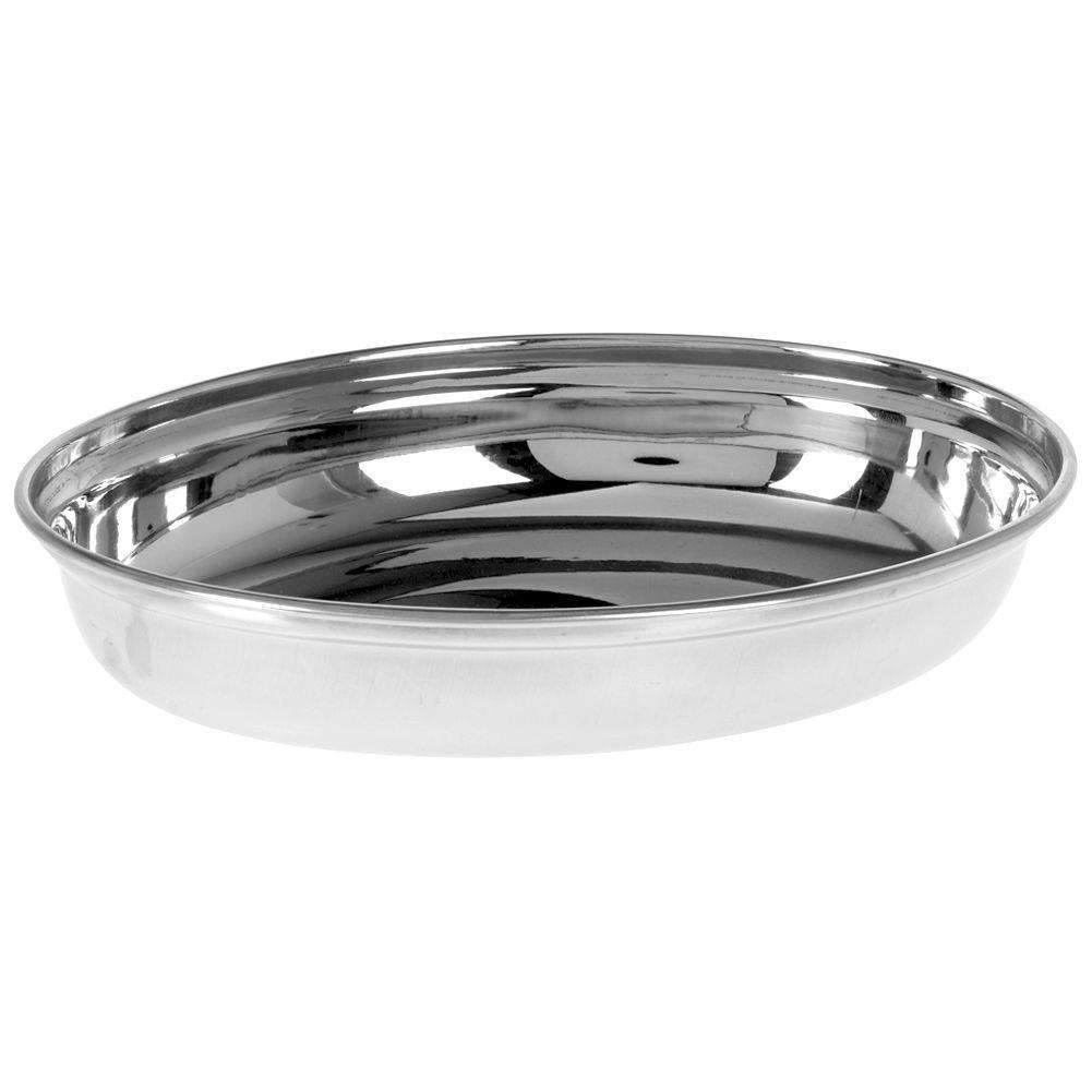 Platou Excellent Houseware, Oval, Otel, 22x16 cm, Argintiu