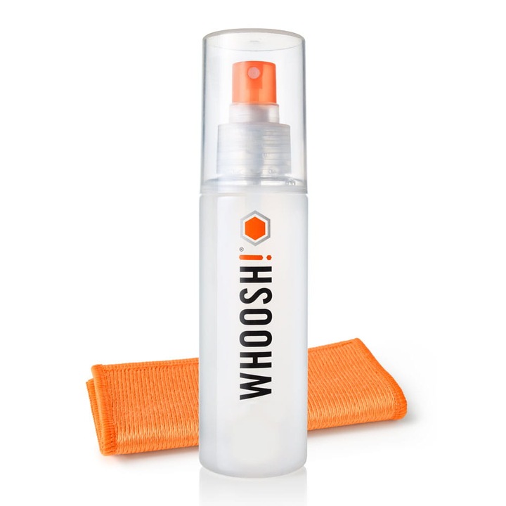 WHOOSH! – Screen Shine On The Go kijelző tisztító spray törlőkendővel (100 ml) - WH-1FG100XLENFR