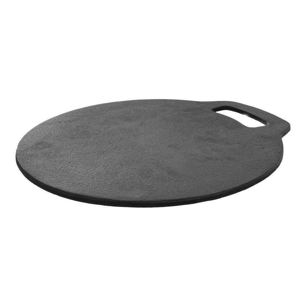 Tigaie pentru pizza Orion, Fonta, 27.5 cm, Negru