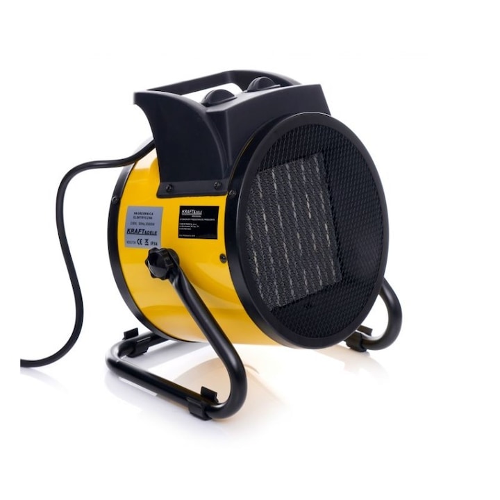 Aeroterma electrica Kraft&Dele KD11728, 3.5 kW, cu termostat