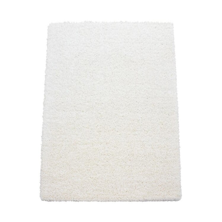 Covor modern cu fir lung Shaggy Dream 4000, 120x170cm, 100% polipropilena,gramaj , 2600g/mp, inaltime fir 5 cm , model uni, culoare crem