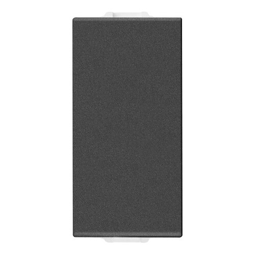 Tasta falsa 1 modul, Vimar, NEVE, NEGRU carbon mat, 09041.CM