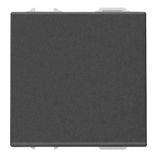 Intrerupator cap cruce 2 module, 16A, Vimar, NEVE, NEGRU carbon mat, 09013.2.CM