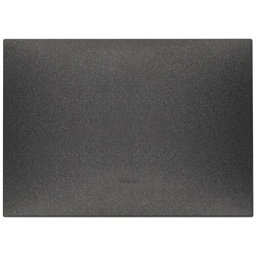 Ornament de acoperire gol, pentru DOZA de 3 module, Vimar, NEVE UP, NEGRU carbon mat, 09670.14