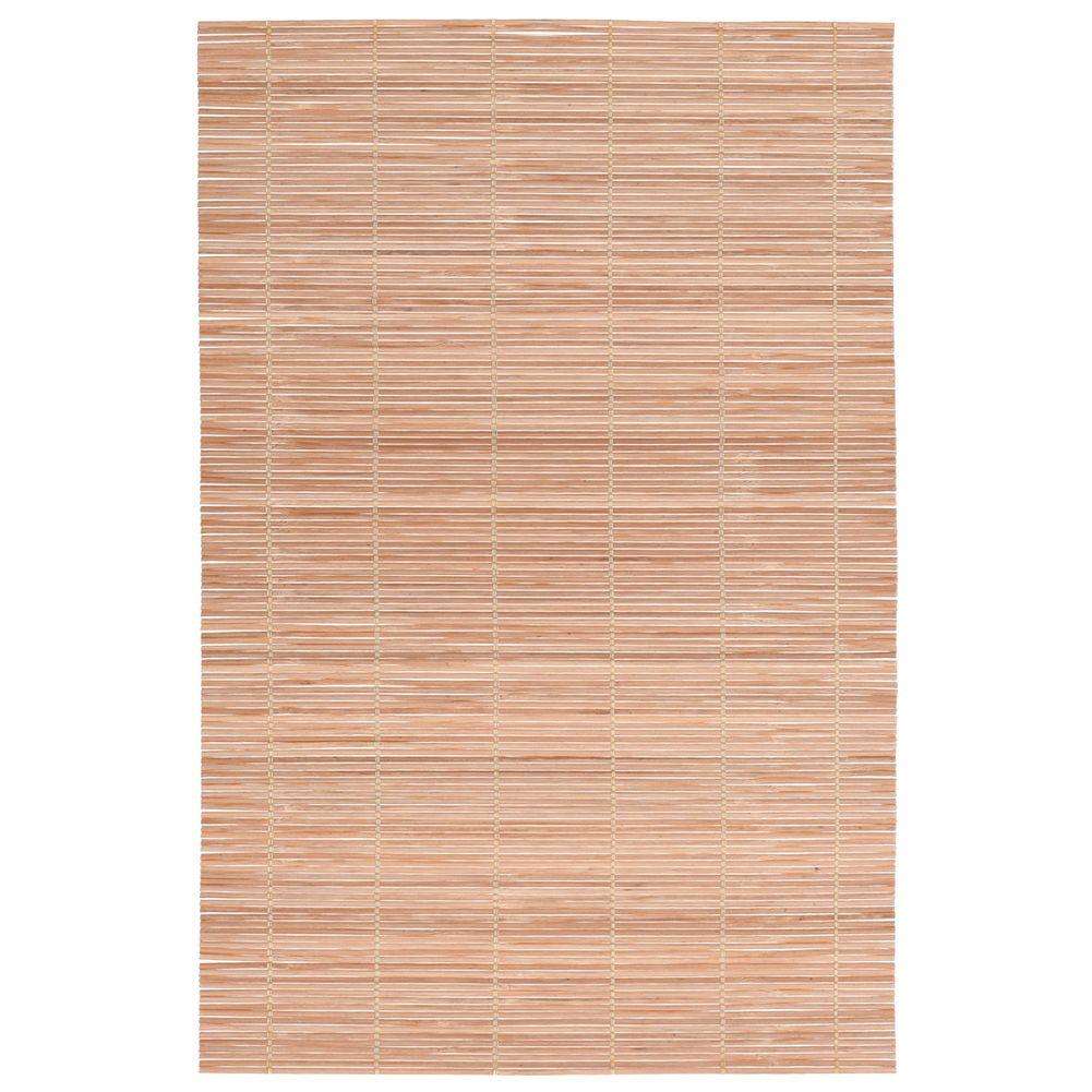 Set suporturi farfurii, Home Styling Collection, 4 bucati, Bambus, 30x45 cm, Maro