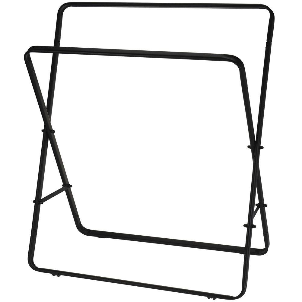 Suport de baie pentru prosoape Bathroom Solutions, Metal, Negru