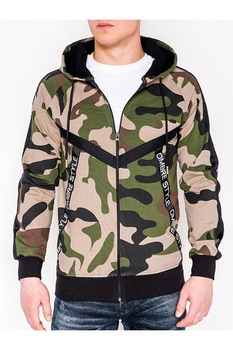 Hanorac pentru barbati, camuflaj sport - B775, Camuflaj, S Hanorac pentru barbati, camuflaj sport - B775, Camuflaj, S