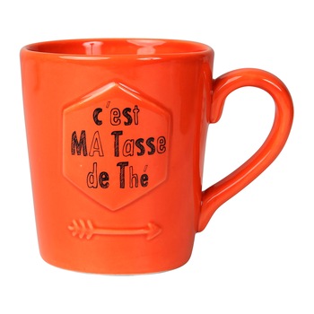 Cana pentru ceai - C'est ma tasse de the, Ceramica, 350 ml Cana pentru ceai - C'est ma tasse de the, Ceramica, 350 ml