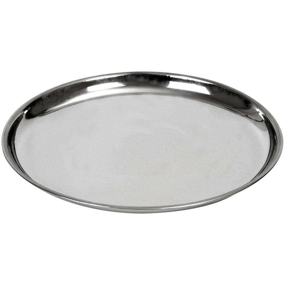 Tava servire Orion, Rotunda, Inox, 28 cm, Argintiu