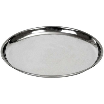 Tava servire Orion, Rotunda, Inox, 28 cm, Argintiu Tava servire Orion, Rotunda, Inox, 28 cm, Argintiu