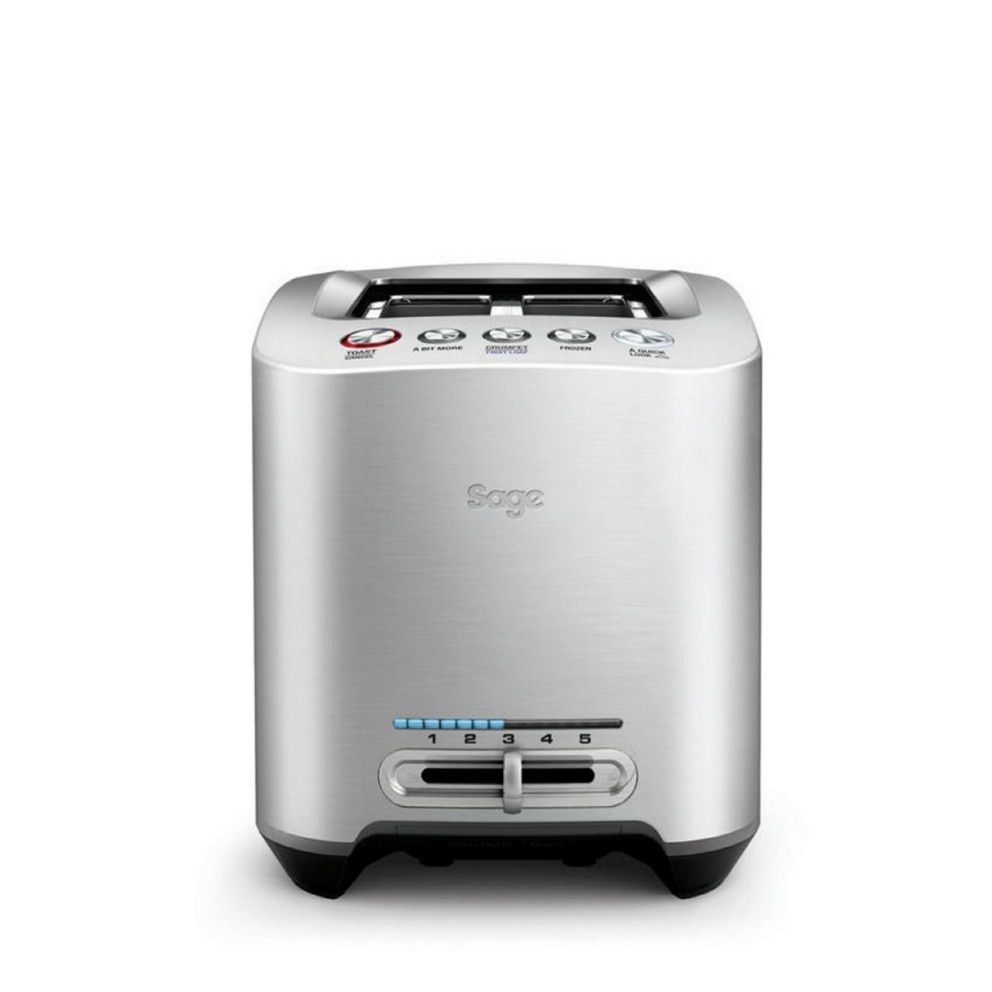 Prajitor de paine Sage BTA825, 1100 W, 2 felii, Argintiu