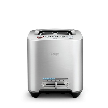 Prajitor de paine Sage BTA825, 1100 W, 2 felii, Argintiu Prajitor de paine Sage BTA825, 1100 W, 2 felii, Argintiu
