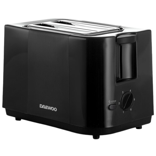 Prajitor de paine, 750 W, 2 felii, control electronic rumenire, 6 trepte putere, tavita de firimituri, negru