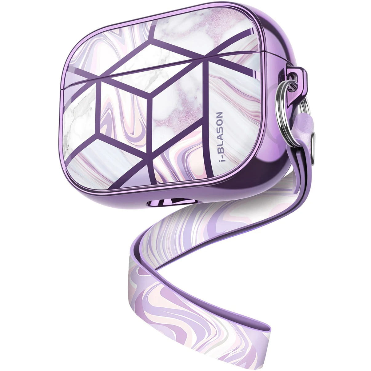 Husa de protectie Supcase i-Blason Cosmo pentru Apple AirPods Pro, Violet/Alb
