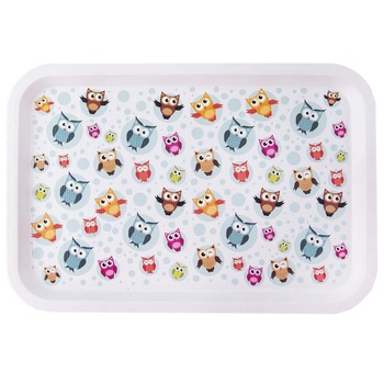 Tava servire Orion, Dreptunghi, Plastic, 30.5x21 cm, Multicolor Tava servire Orion, Dreptunghi, Plastic, 30.5x21 cm, Multicolor