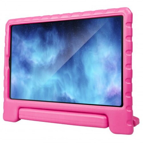 Husa Xqisit, Stand pentru copii, Compatibil cu Samsung Galaxy Tab S6 Lite, Roz