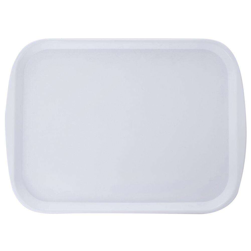 Tava servire Orion, Dreptunghi, Plastic, 35.5x27 cm, Alb