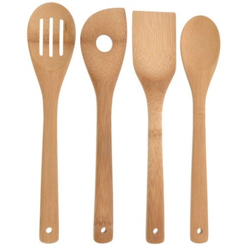 Set ustensile bucatarie, Excellent Houseware, Bambus, 4 buc Set ustensile bucatarie, Excellent Houseware, Bambus, 4 buc