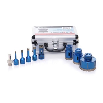 Set 8 carote diamantate pentru piatra, gresie si beton 6-68mm M14 TA4087 TAGRED Set 8 carote diamantate pentru piatra, gresie si beton 6-68mm M14 TA4087 TAGRED