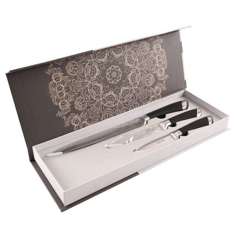 Cutite de bucatarie din otel, 3 bucati