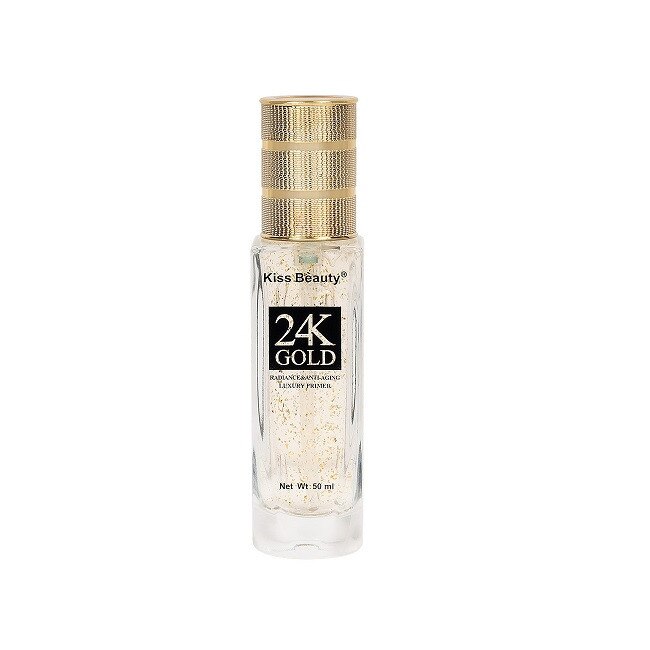 Основа за грим, Kiss Beauty, 24k Gold Luxury Primer, 50 ml eMAG.bg