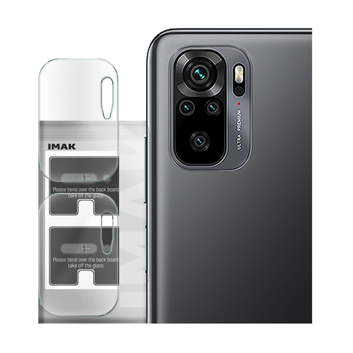 Folie Protectie Camera Foto pentru Redmi Note 10 / 10S, Imak Lens, Sticla securizata, Transparent