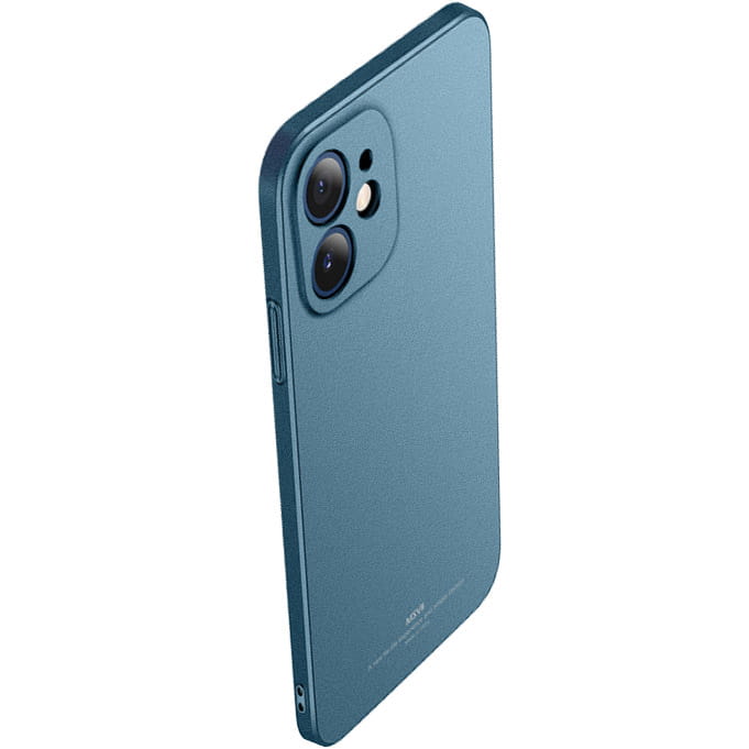 Husa MSVII Precise Hole, Compatibil cu iPhone 12, Albastru