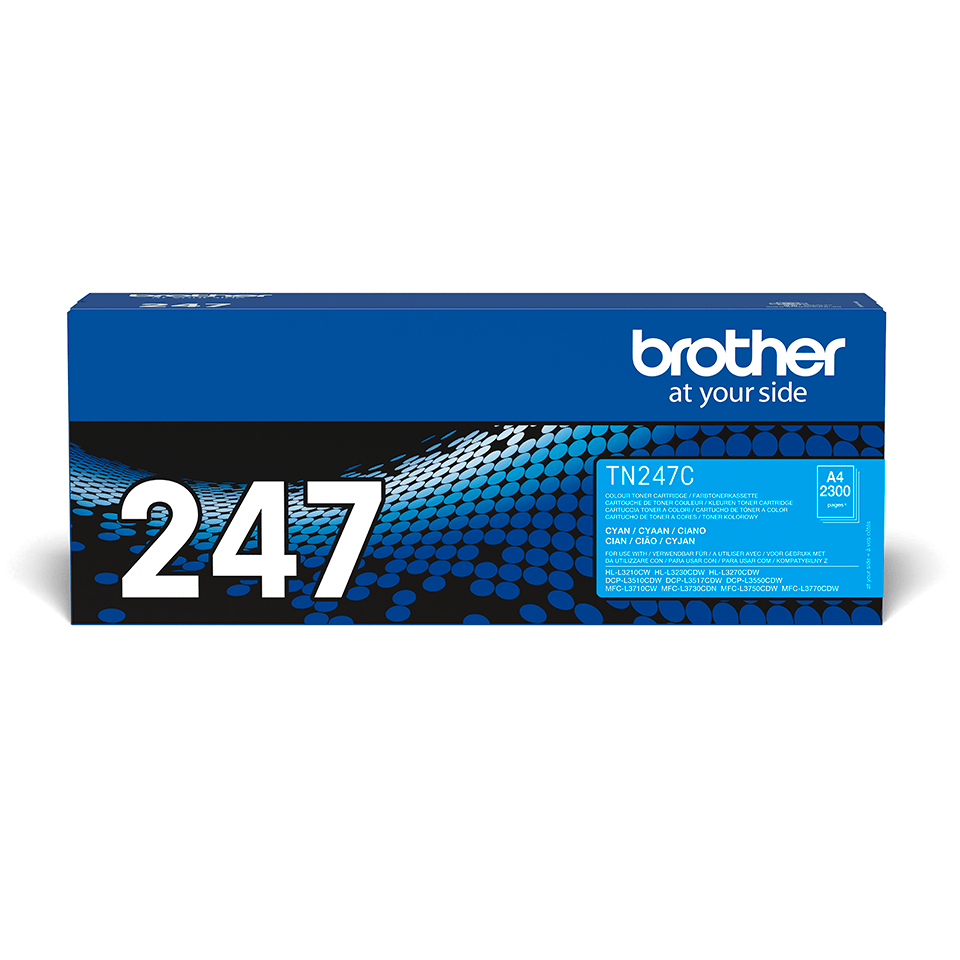 Toner, Brother, TN247C, Cyan