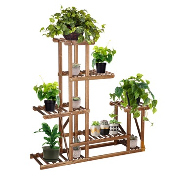 Stand flori, Springos, 95,5 x 95 x 25 cm, Natur Stand flori, Springos, 95,5 x 95 x 25 cm, Natur