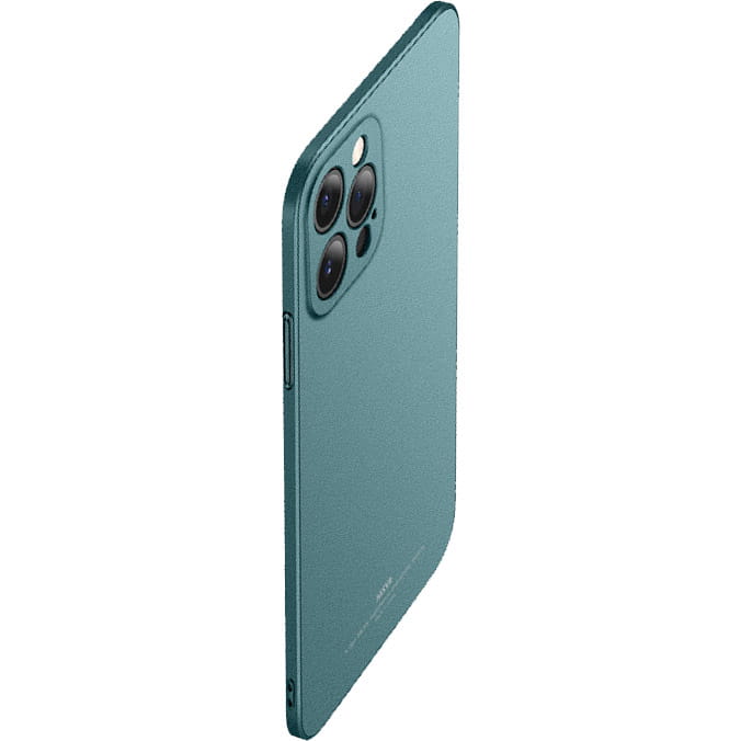 Husa MSVII, Precise Hole, Compatibila cu iPhone 12 Pro Max, Verde mat