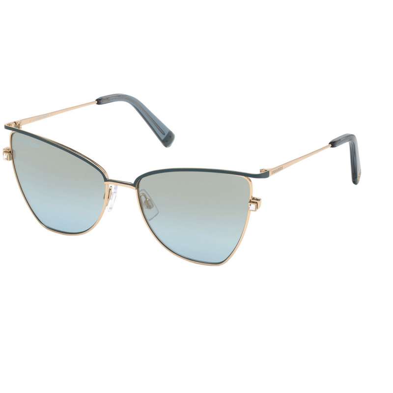 Ochelari de soare Dsquared 2, DQ0301 88X, Auriu/ Albastru
