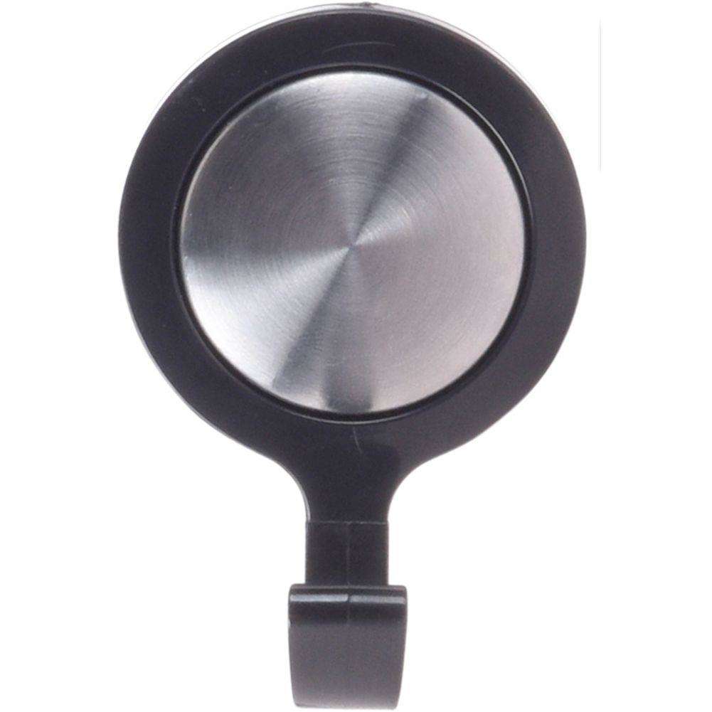 Set 2 carlige adezive Orion, Negru