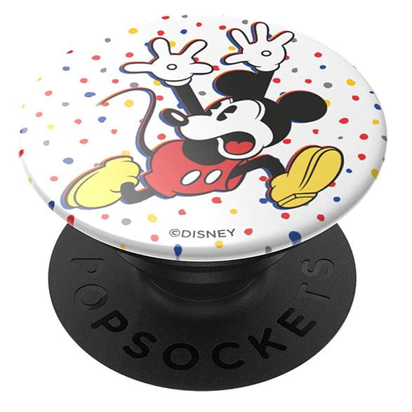 Suport adeziv Popsockets pentru telefon, PopGrip Disney Confetti Mickey, Multicolor